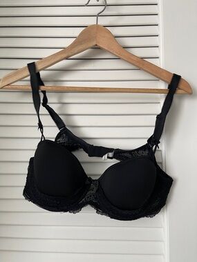 Simone Perele Black Lace Underwire Bra